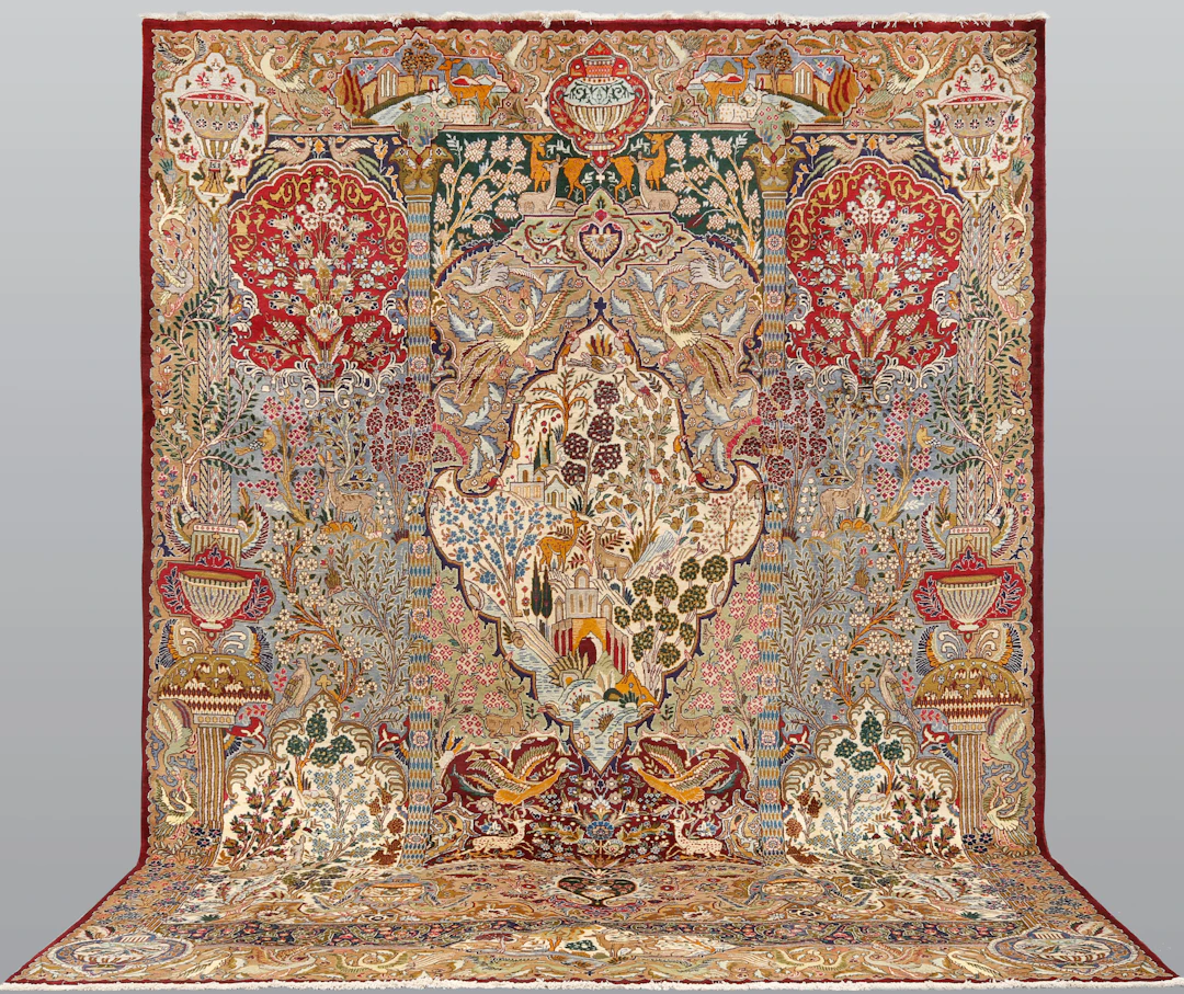 MATTA. Figural Kashmar, 400 x 300 cm.