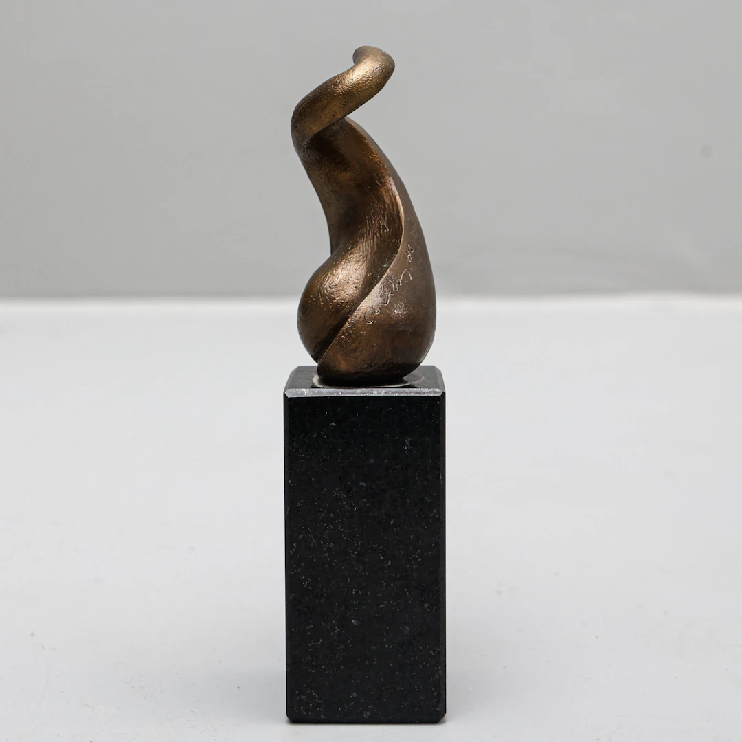 CARL GUSTAF EKBERG. Skulptur, brons, signerad.