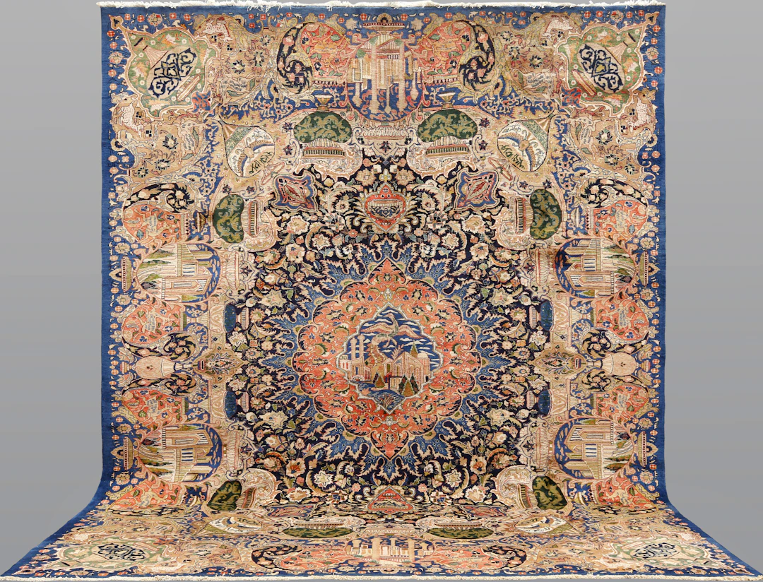 MATTA. Figural Kashmar, 390 x 295 cm.