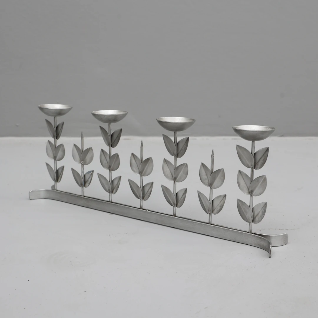 LJUSSTAKE, metall.