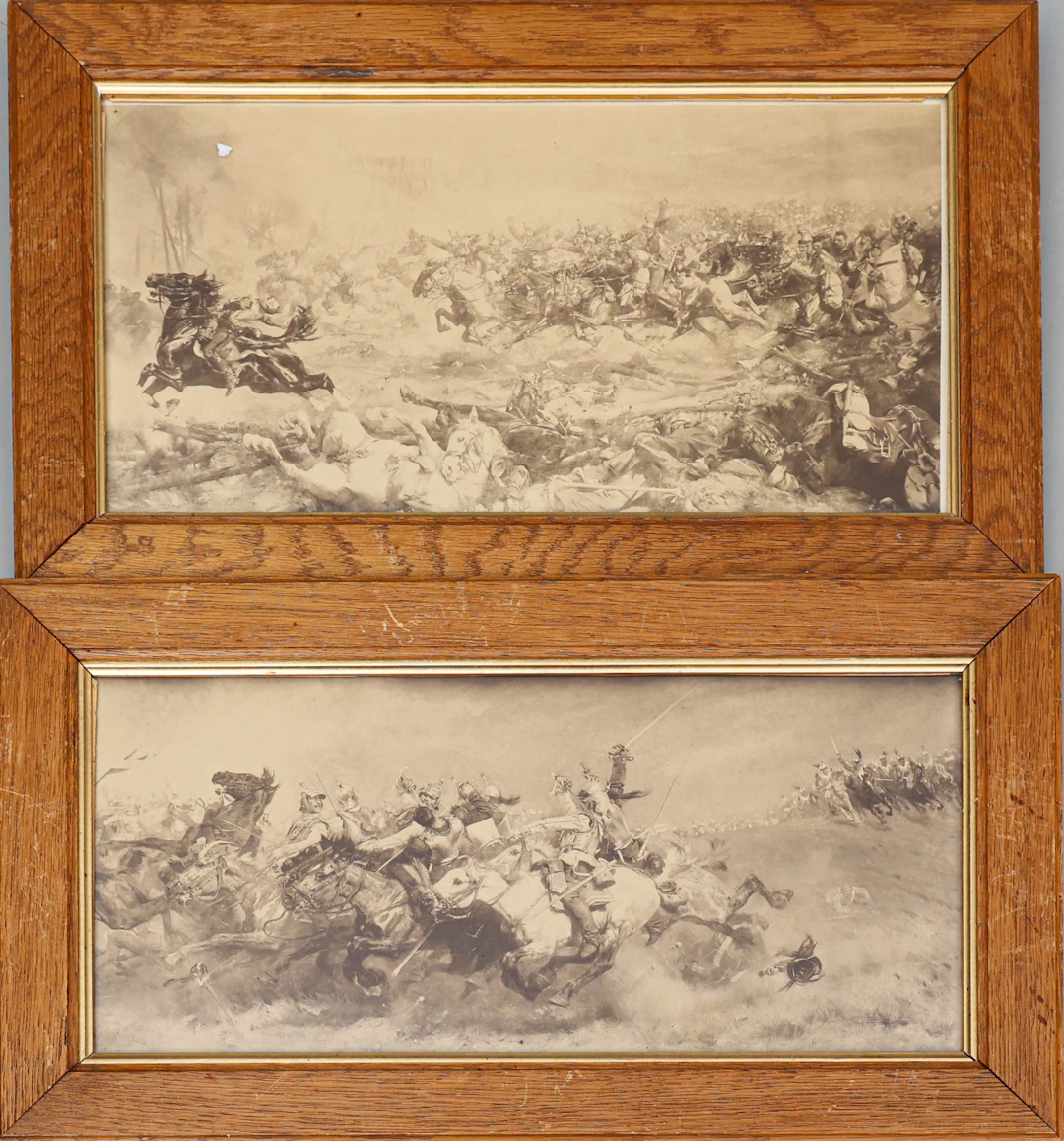 AIMÉ MOROT. EFTER. Tryck, ett par, Reichoften 6 aug 1870 och Tysk-franska