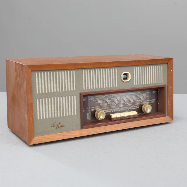 RADIOAPPARAT, Luxor, "populär", radio.