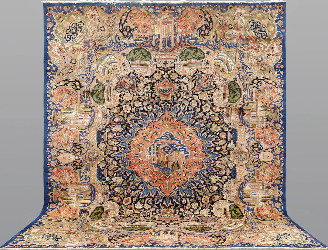 MATTA. Figural Kashmar, 390 x 295 cm.