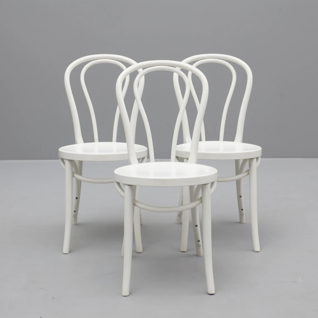 GILLIS LUNDGREN. STOLAR, 3 st "Öglan" IKEA, plast.