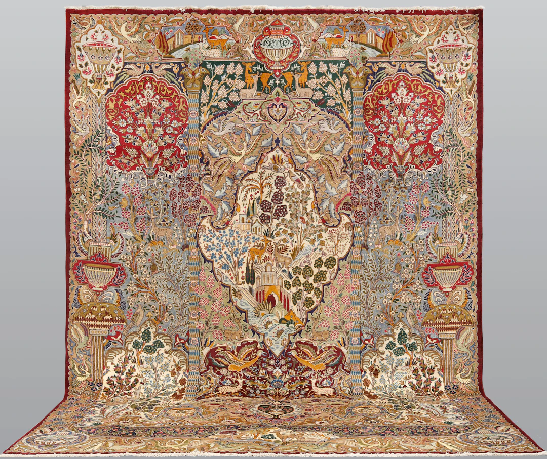 MATTA. Figural Kashmar, 400 x 300 cm.
