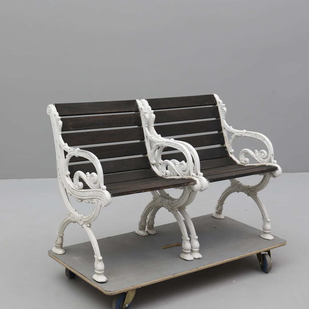 TRÄDGÅRDSFÅTÖLJER ett par, aluminium, Byarum.