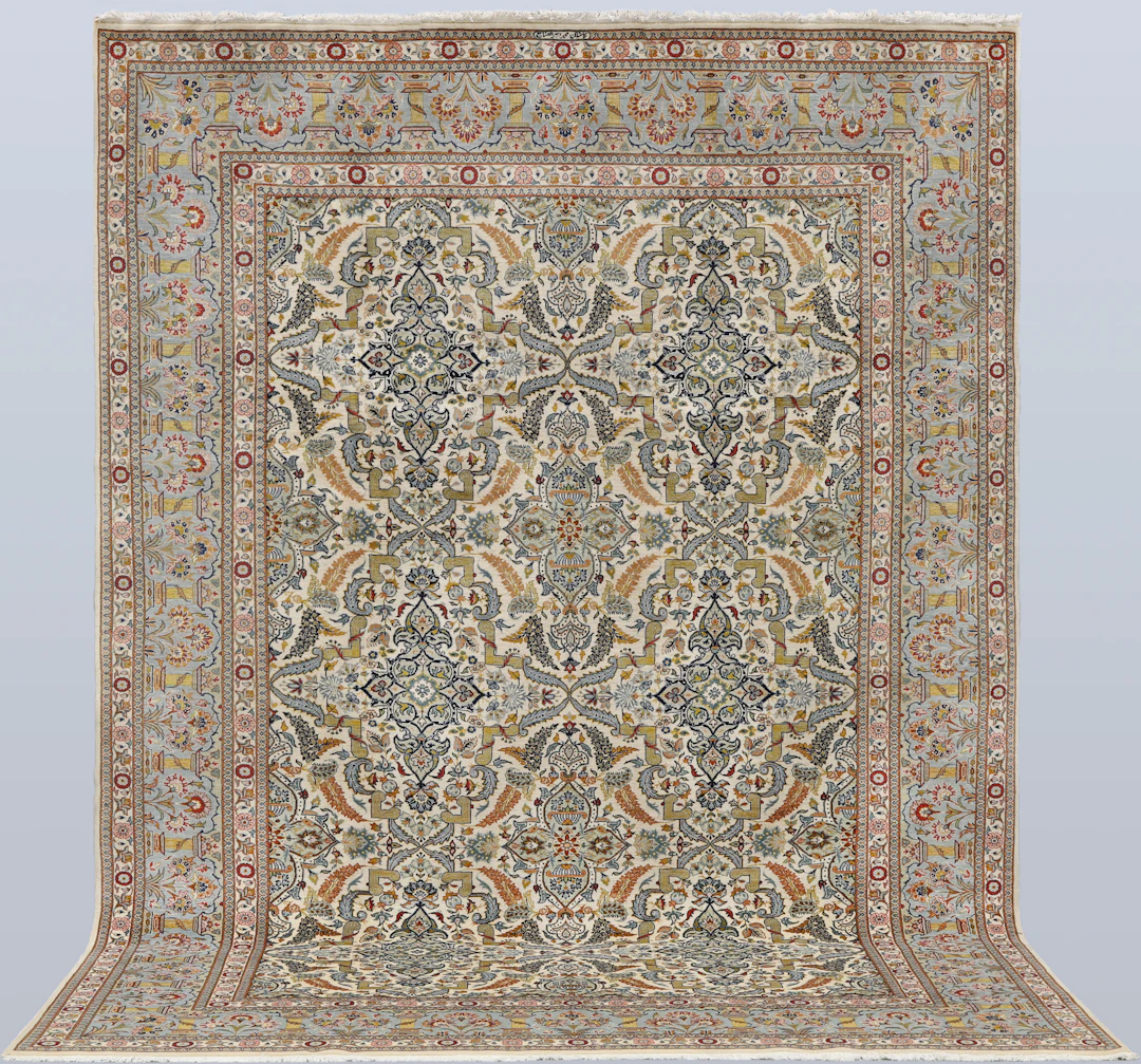 MATTA. Keshan signerad "Dabir", ca 60 år, 320 x 220 cm.