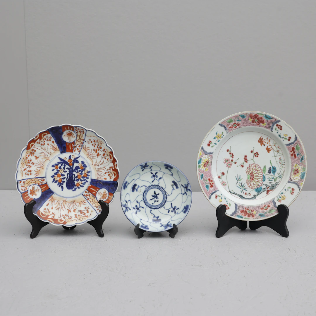 FAT, 3 stycken, orientalisk,1800/1900-tal.