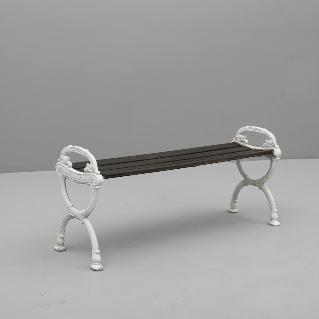 TRÄDGÅRDSBÄNK, aluminium, Byarum.