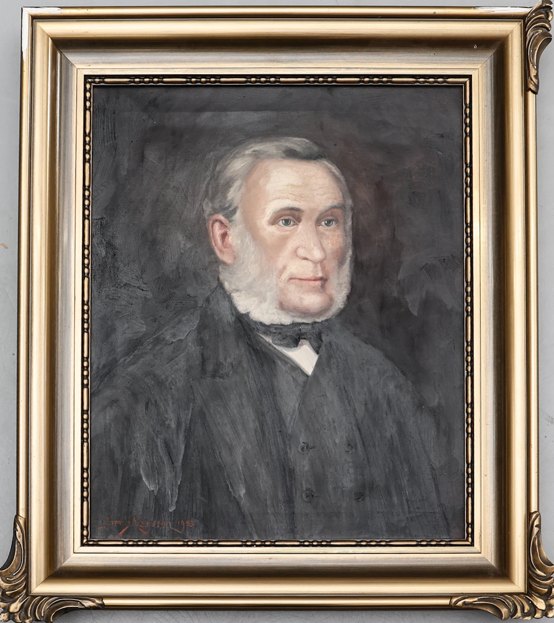 HERBERT LARSSON. Olja på duk, daterad 1933, signerad.
