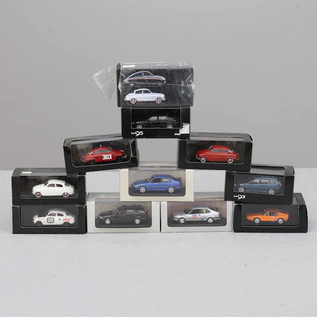 SAAB MODEL CAR-COLLETION 11 ST.