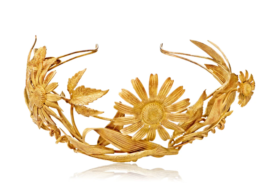 GILT TIARA, BY HERMÈS