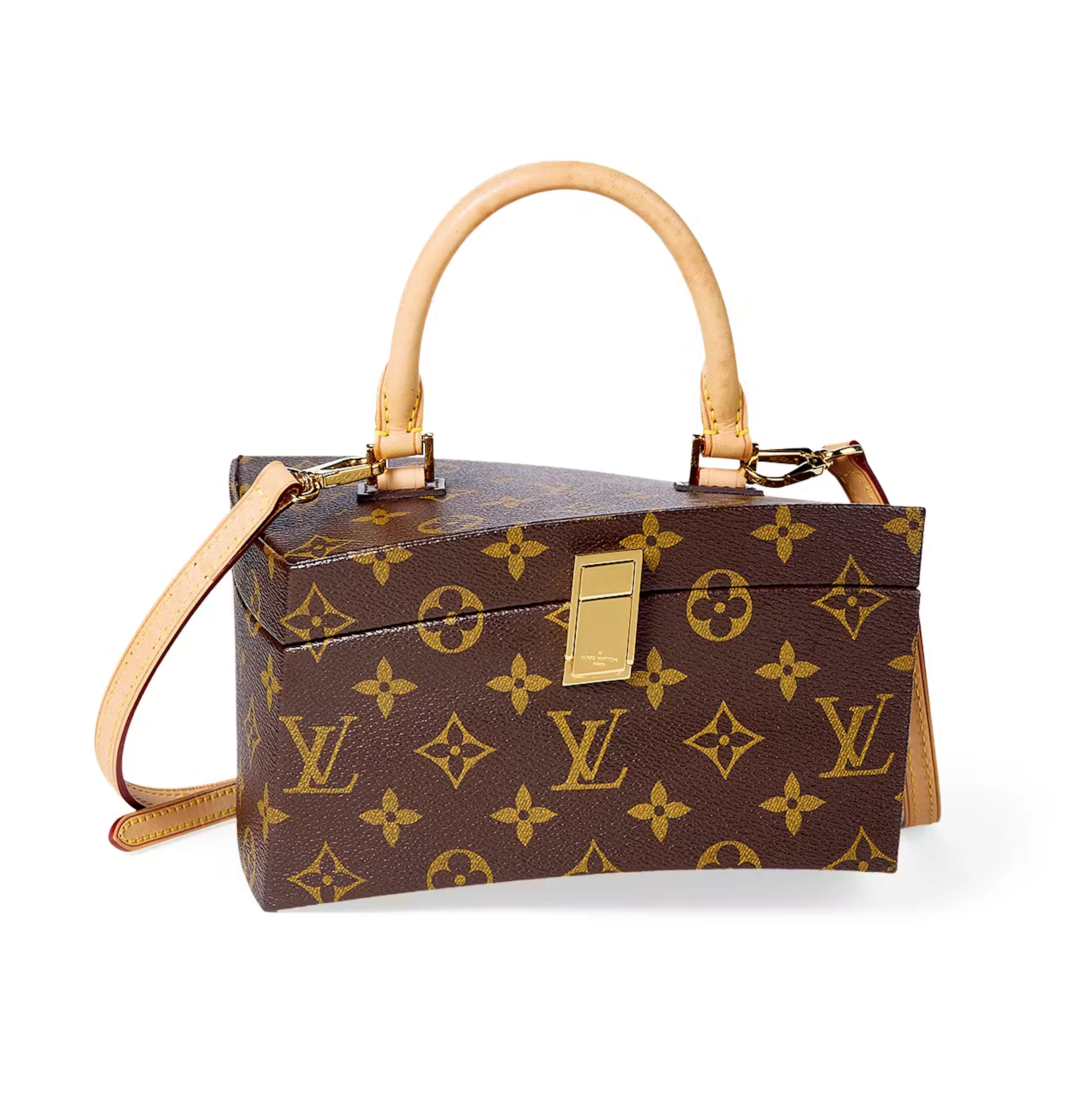 A LIMITED EDITION ICONOCLAST MONOGRAM CANVAS TWISTED BOX, BY FRANK