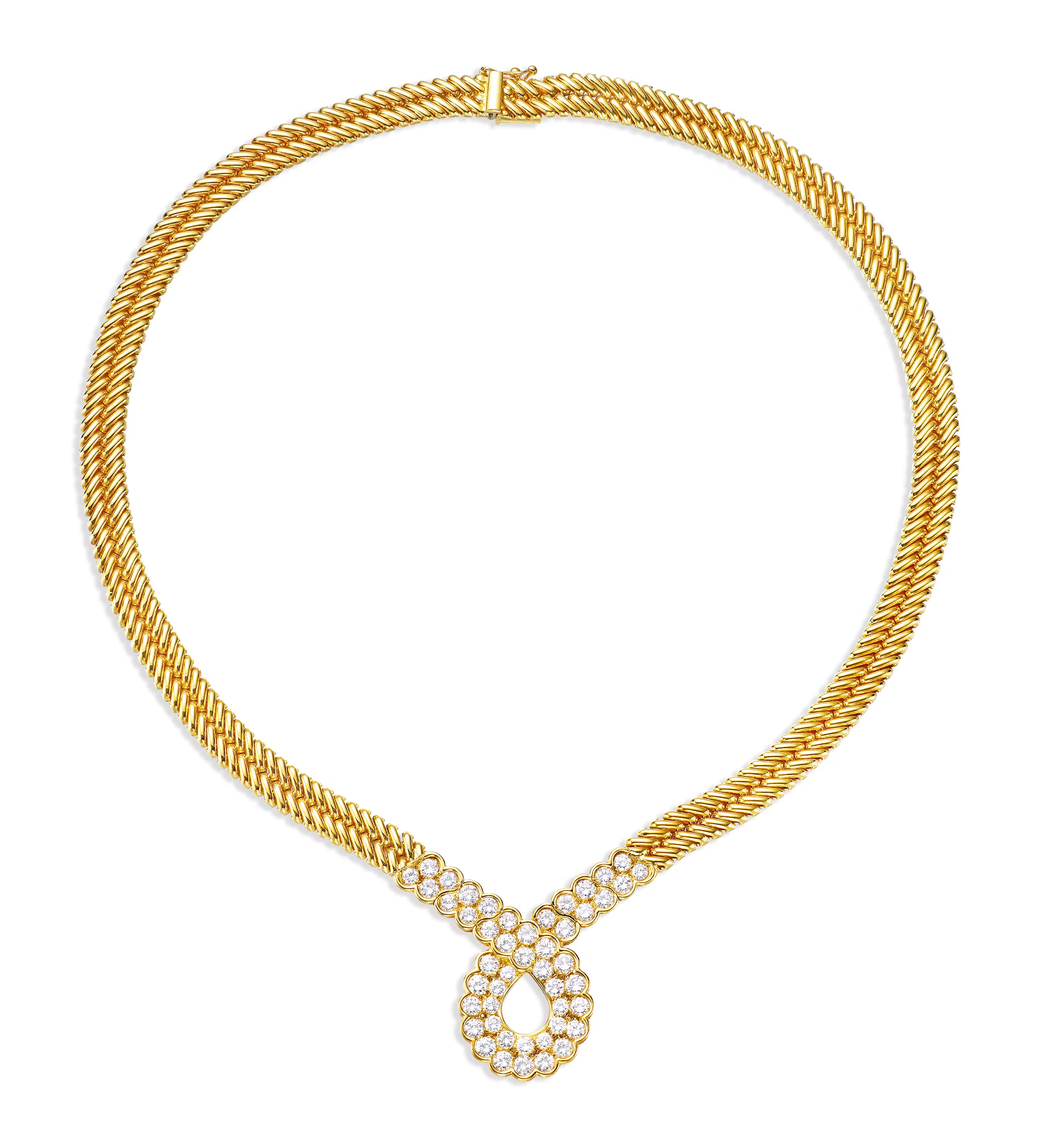 DIAMOND NECKLACE, BY VAN CLEEF & ARPELS