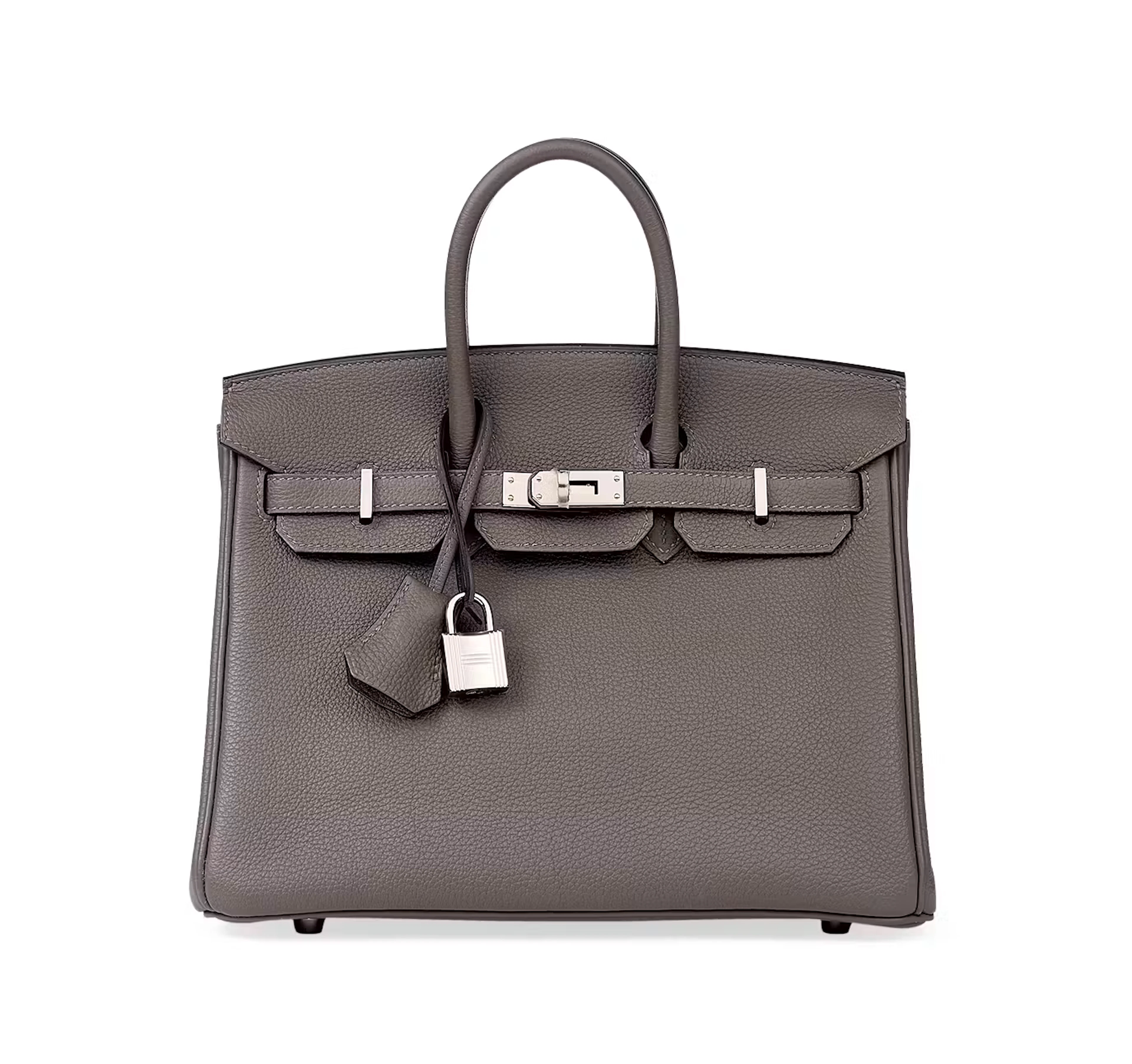A GRIS MEYER TOGO BIRKIN 25 WITH PALLADIUM HARDWARE, 2023, BY HERMÈS