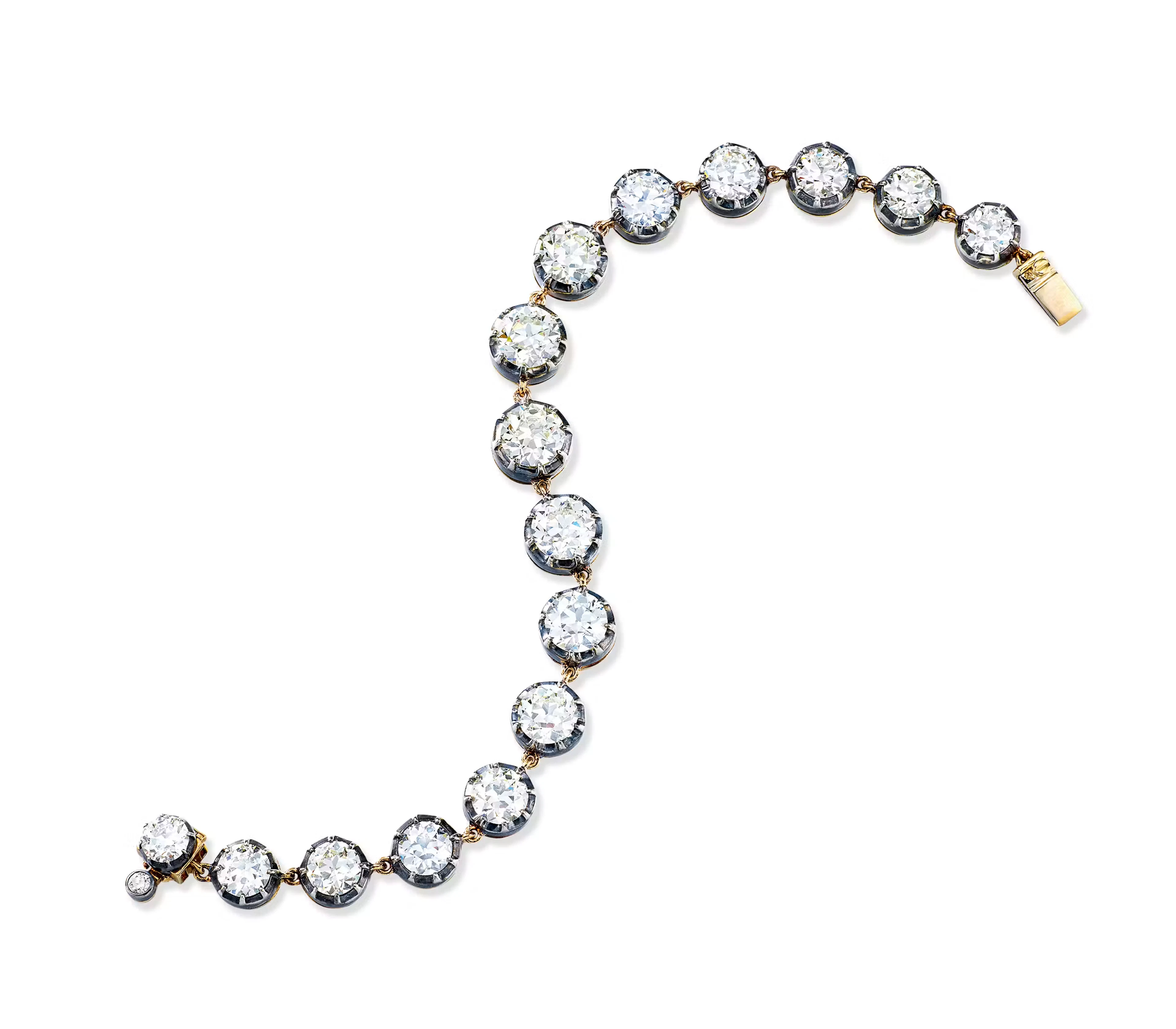 TOTAL OF 16.06 CARAT DIAMOND BRACELET