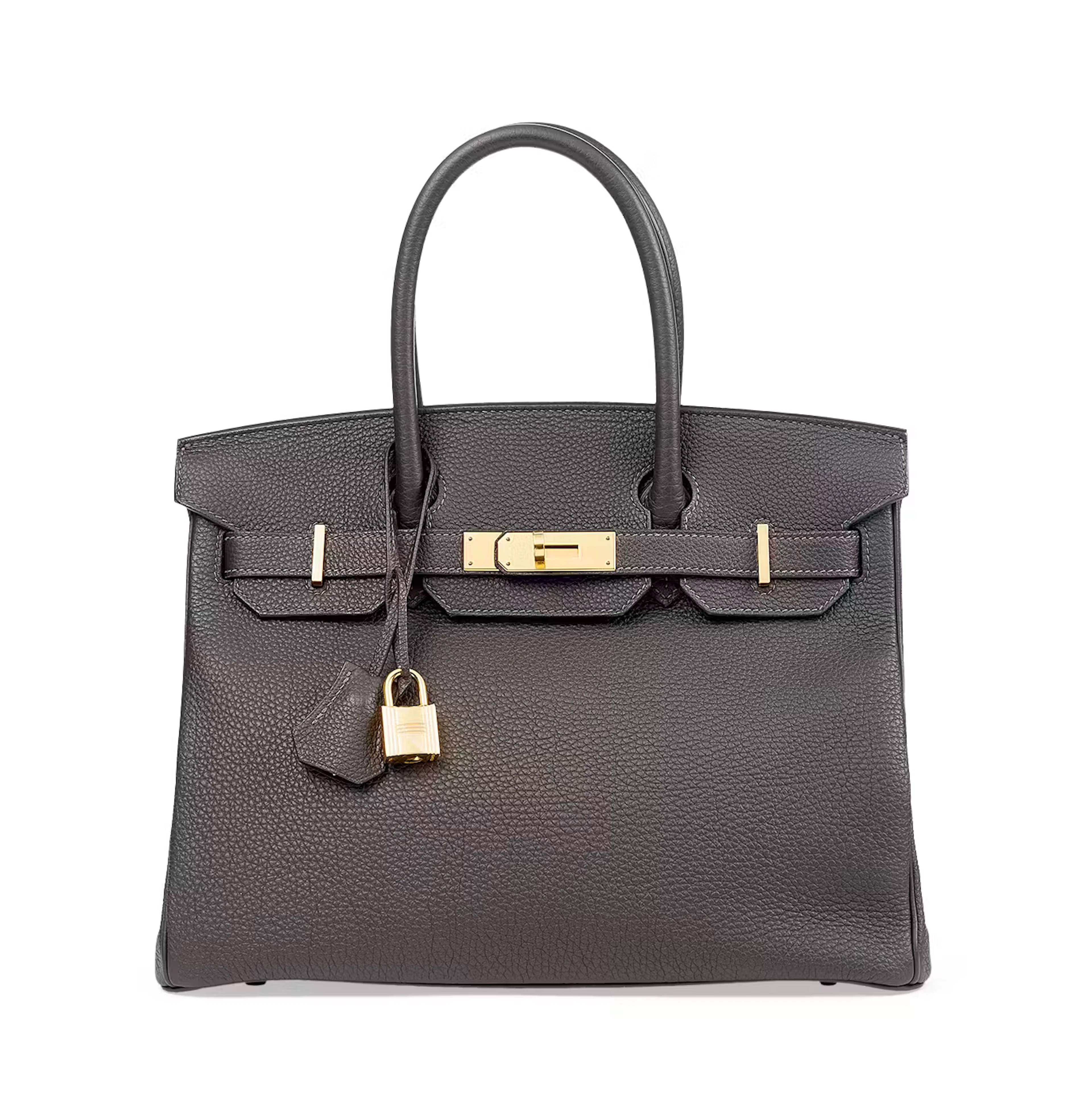 AN EBENE TOGO BIRKIN 30 WITH GOLD HARDWARE, 2016, BY HERMÈS