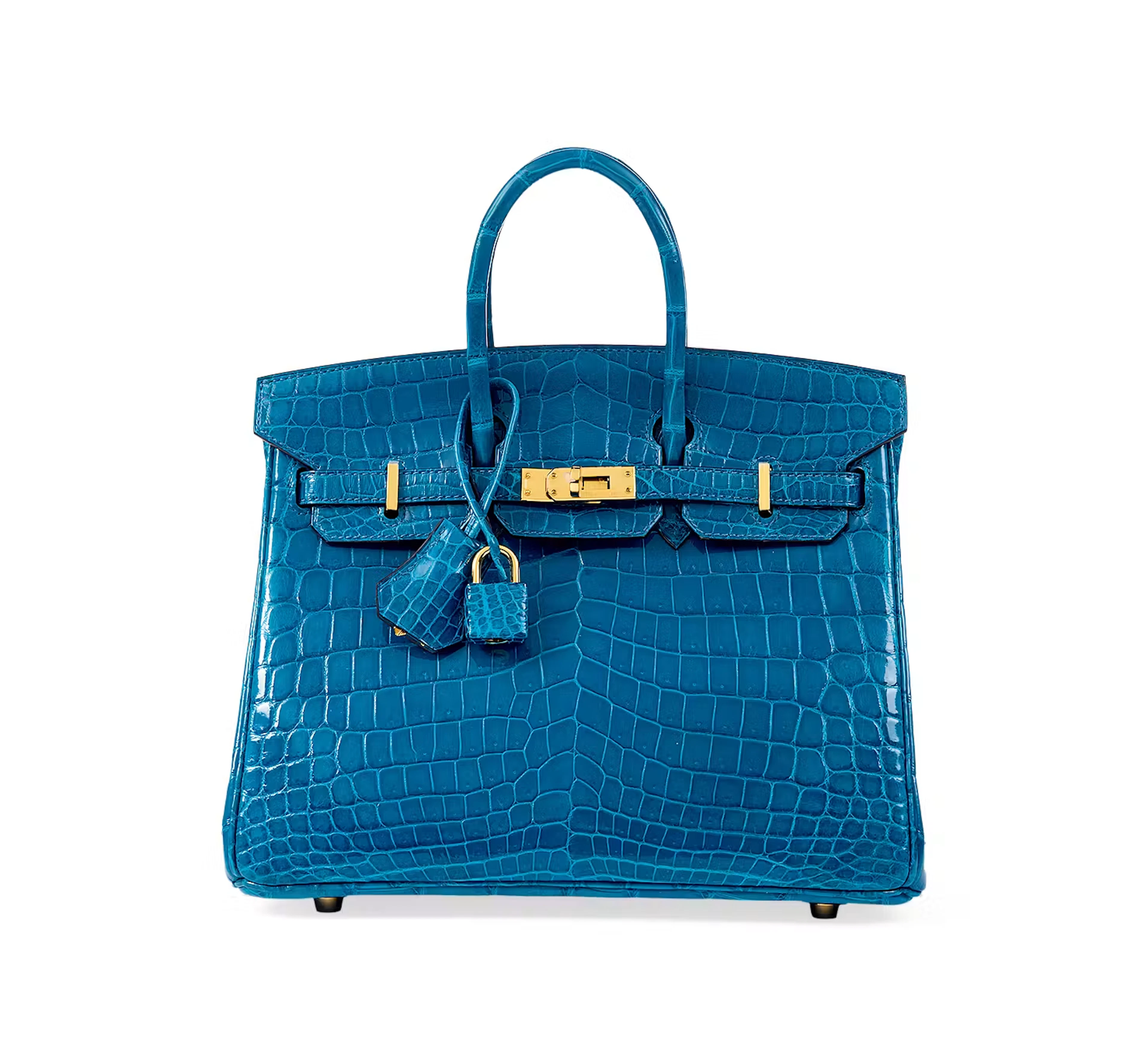 A MYKONS NILOTICUS CROCODILE BIRKIN 25 WITH GOLD HARDWARE, 2014, BY HERMÈS
