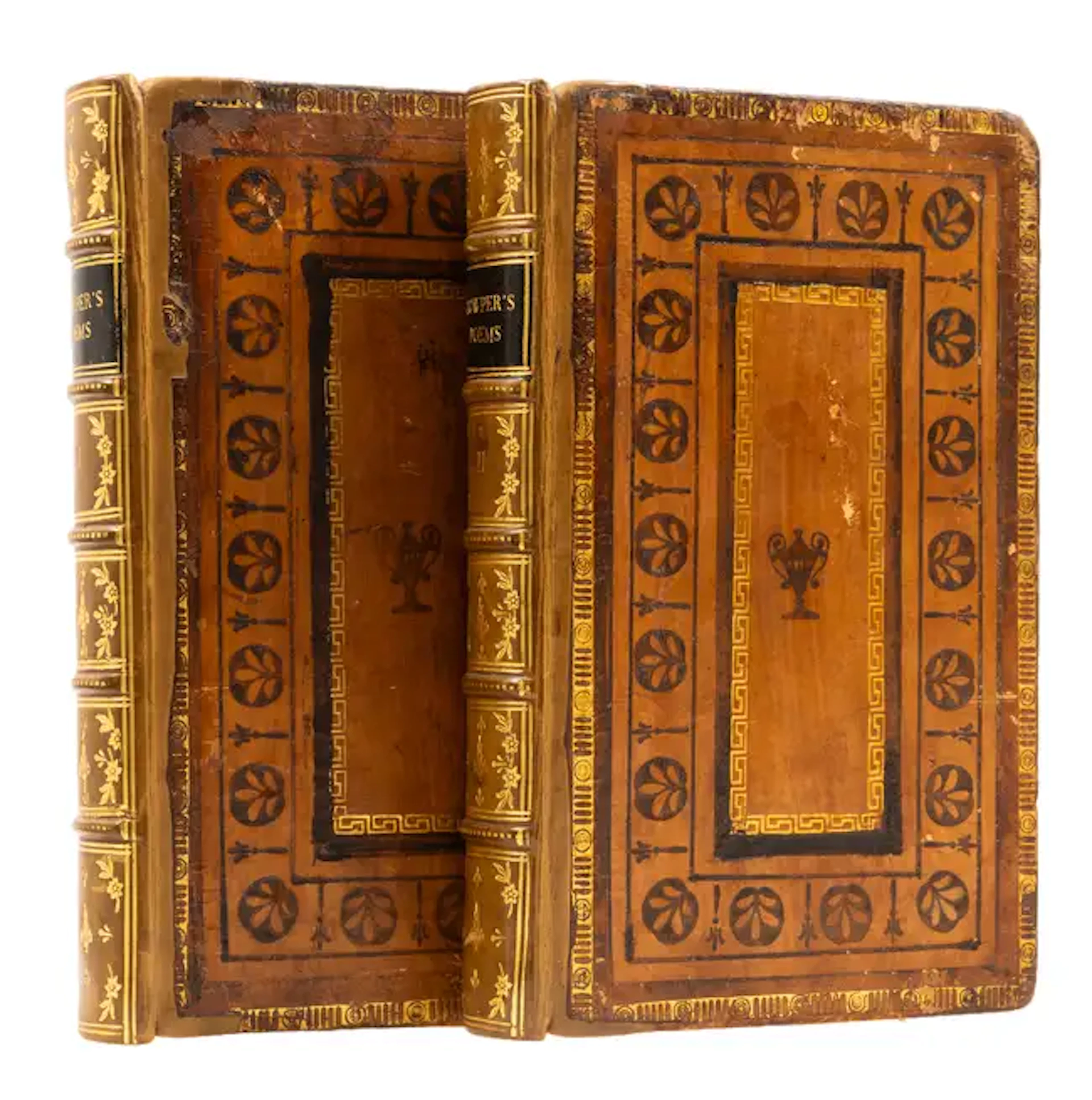 Fore-Edge painting.- Edwards of Halifax.- Cowper (William). Poems, 2 vol., 1798