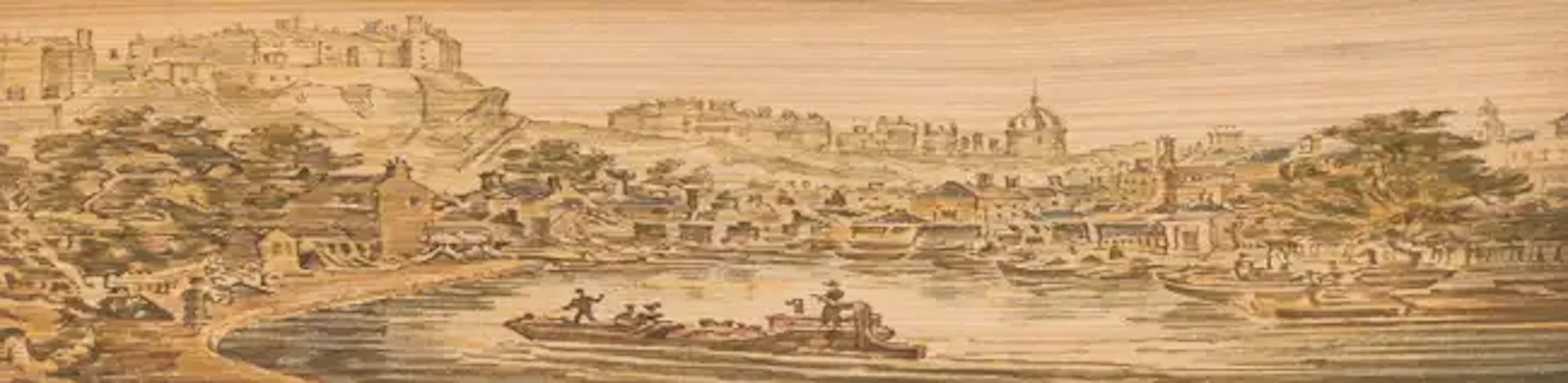 Fore-Edge painting.- Edinburgh.- Aytoun (William Edmondstoune) The