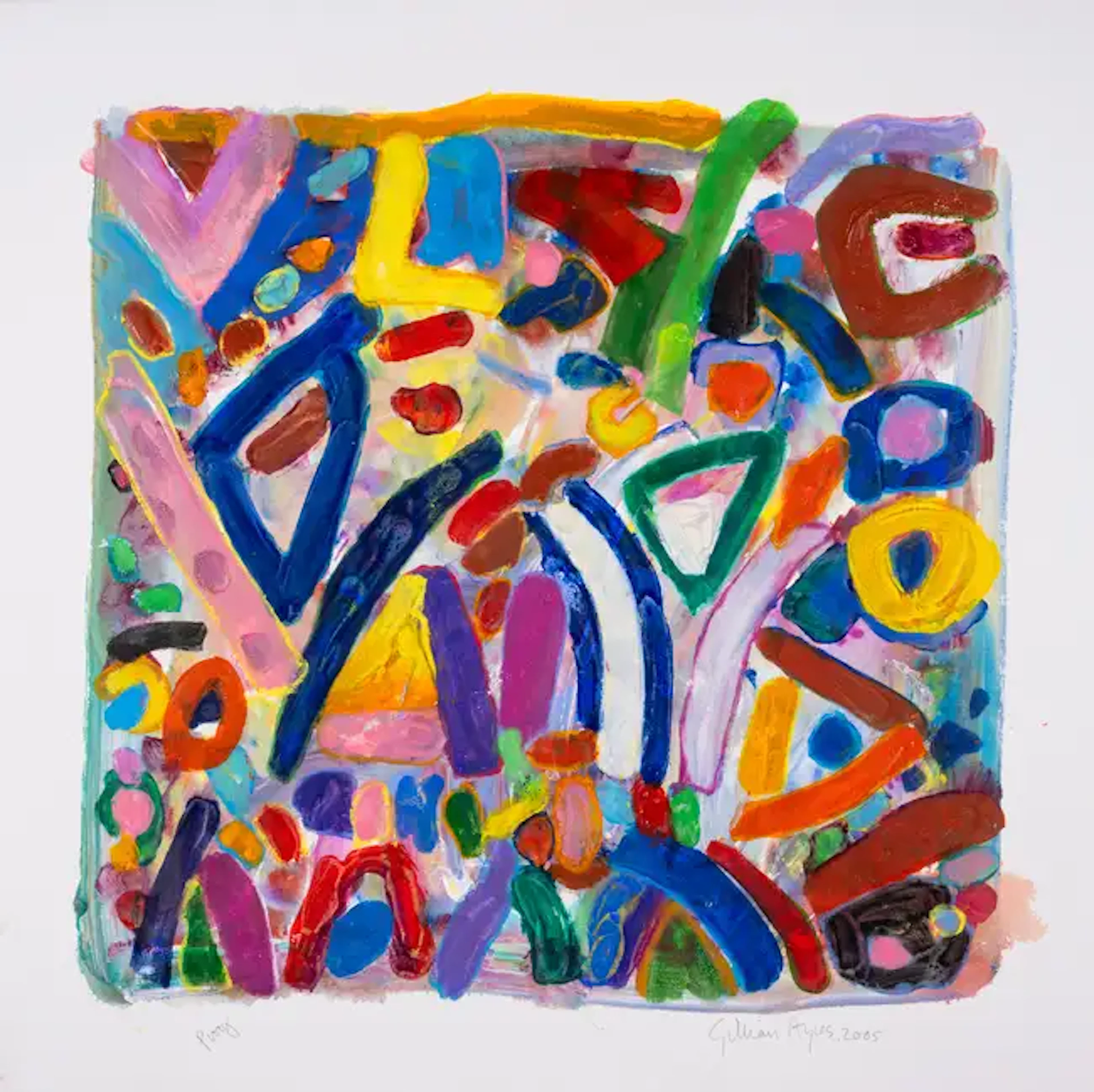 Gillian Ayres (1930-2018) Ju Ju (Cristea 18)