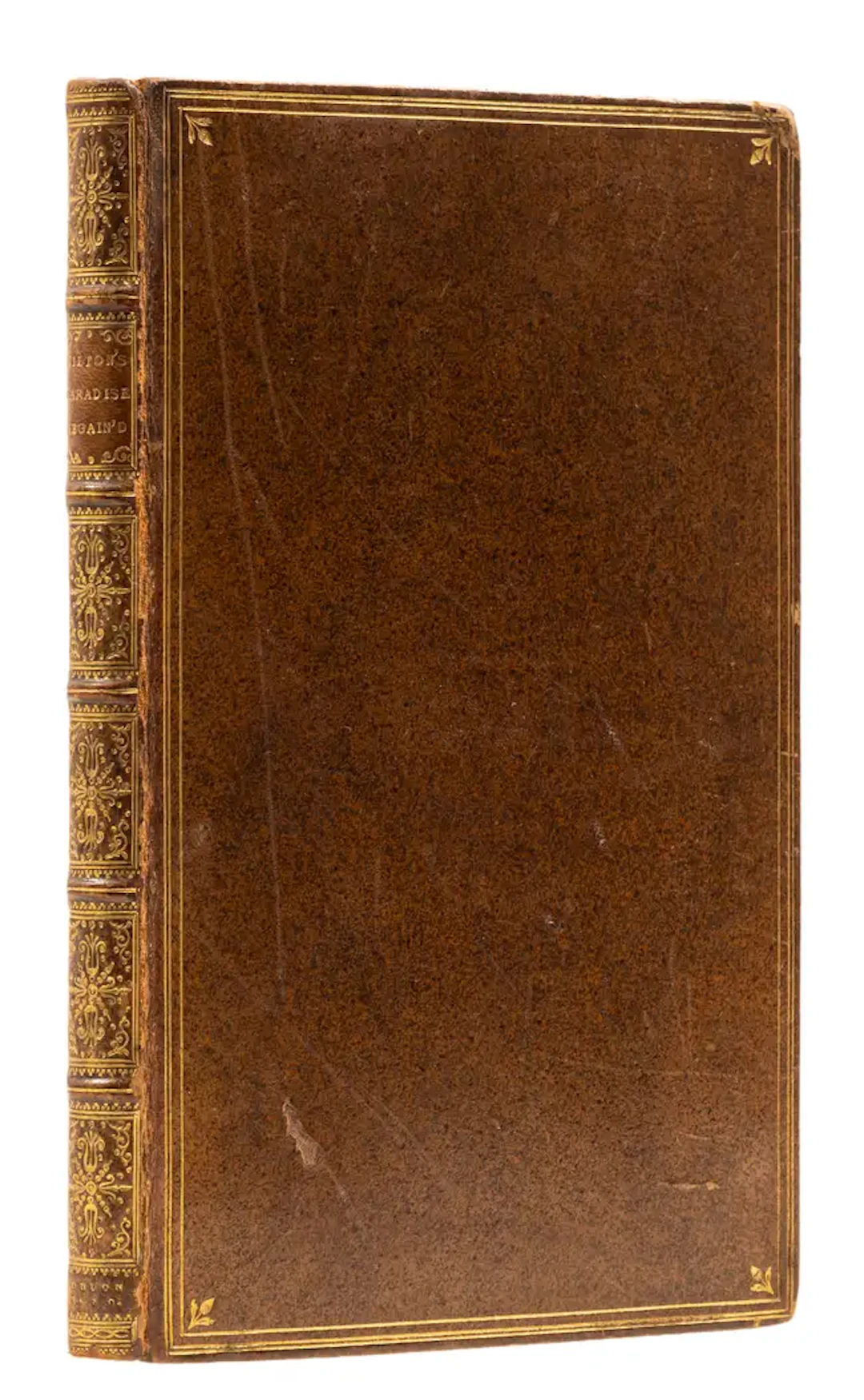 Milton (John) Paradise Regain'd. A poem...to which is added Samson
