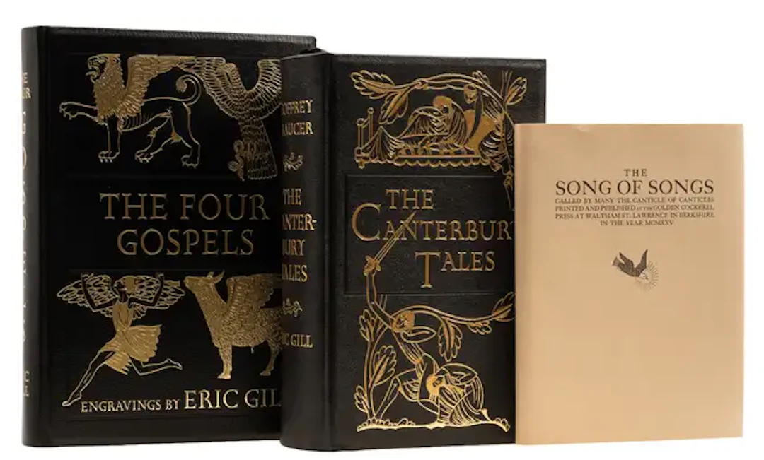 Gill (Eric).- Four Gospels of the Lord Jesus Christ (The), 2 vol.