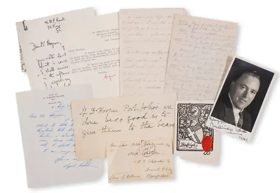 Miscellany.- Collection of letters from authors, many to Ronald Hayman