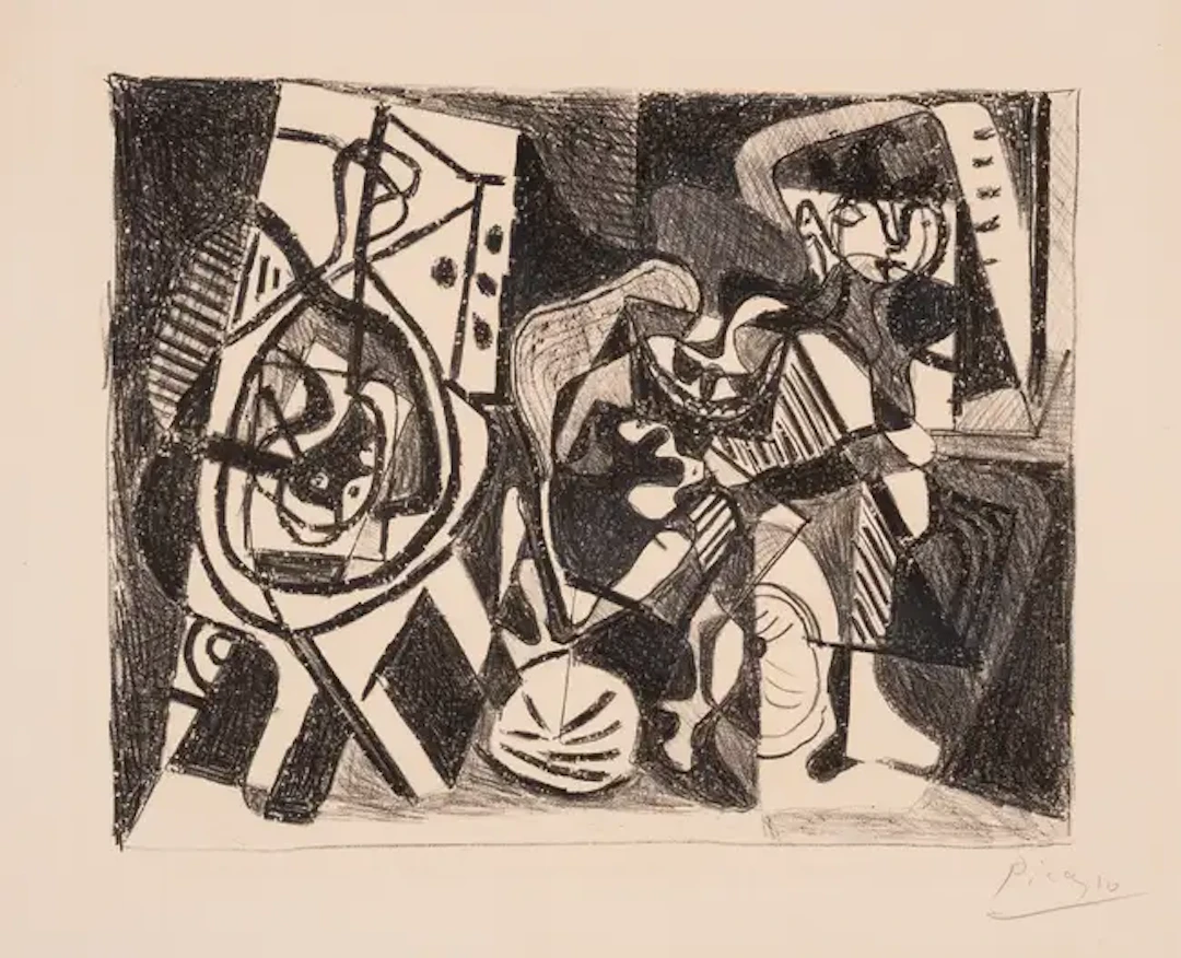 Pablo Picasso (1881-1973) Scène d’intérieur (Bloch 74)