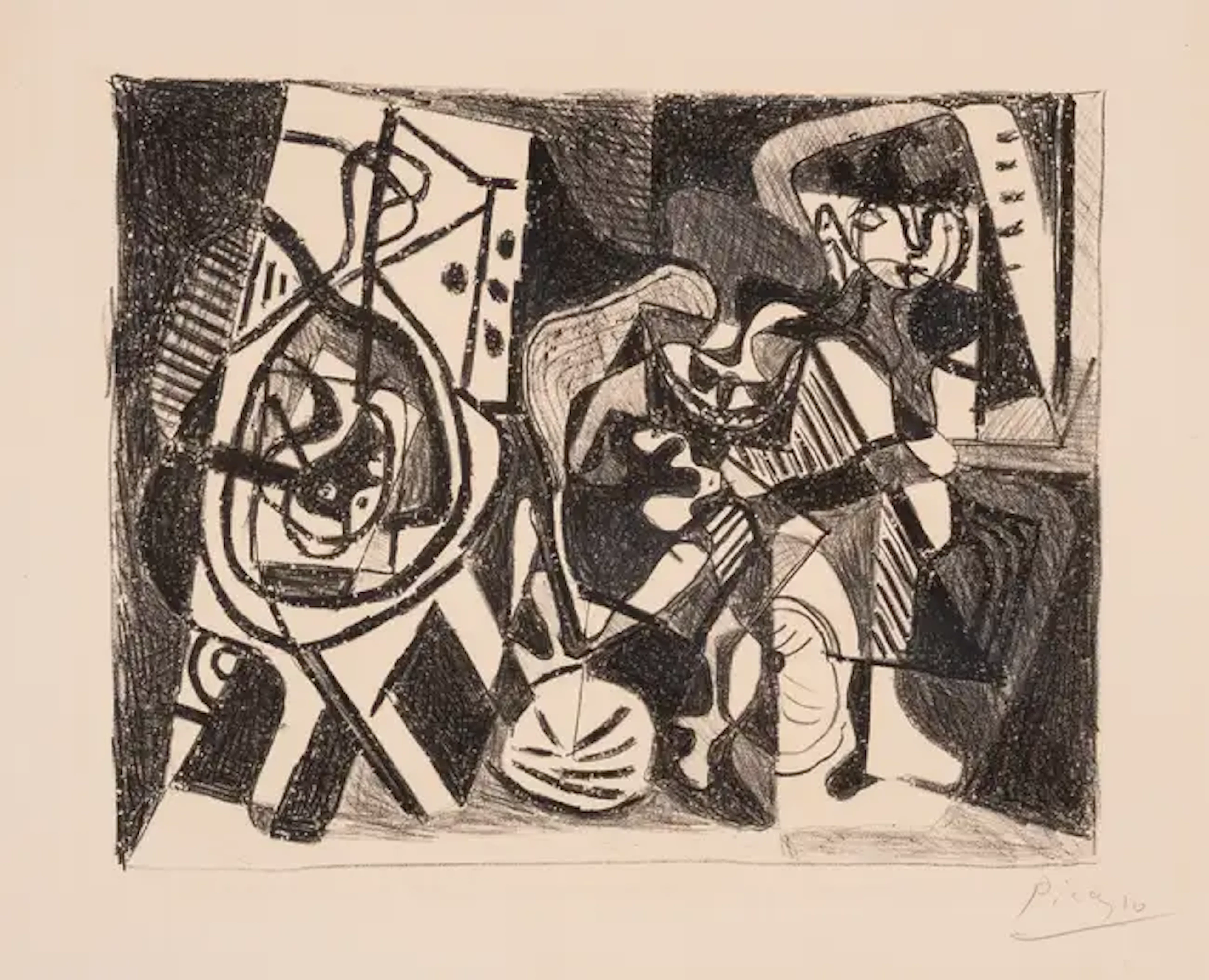 Pablo Picasso (1881-1973) Scène d’intérieur (Bloch 74)