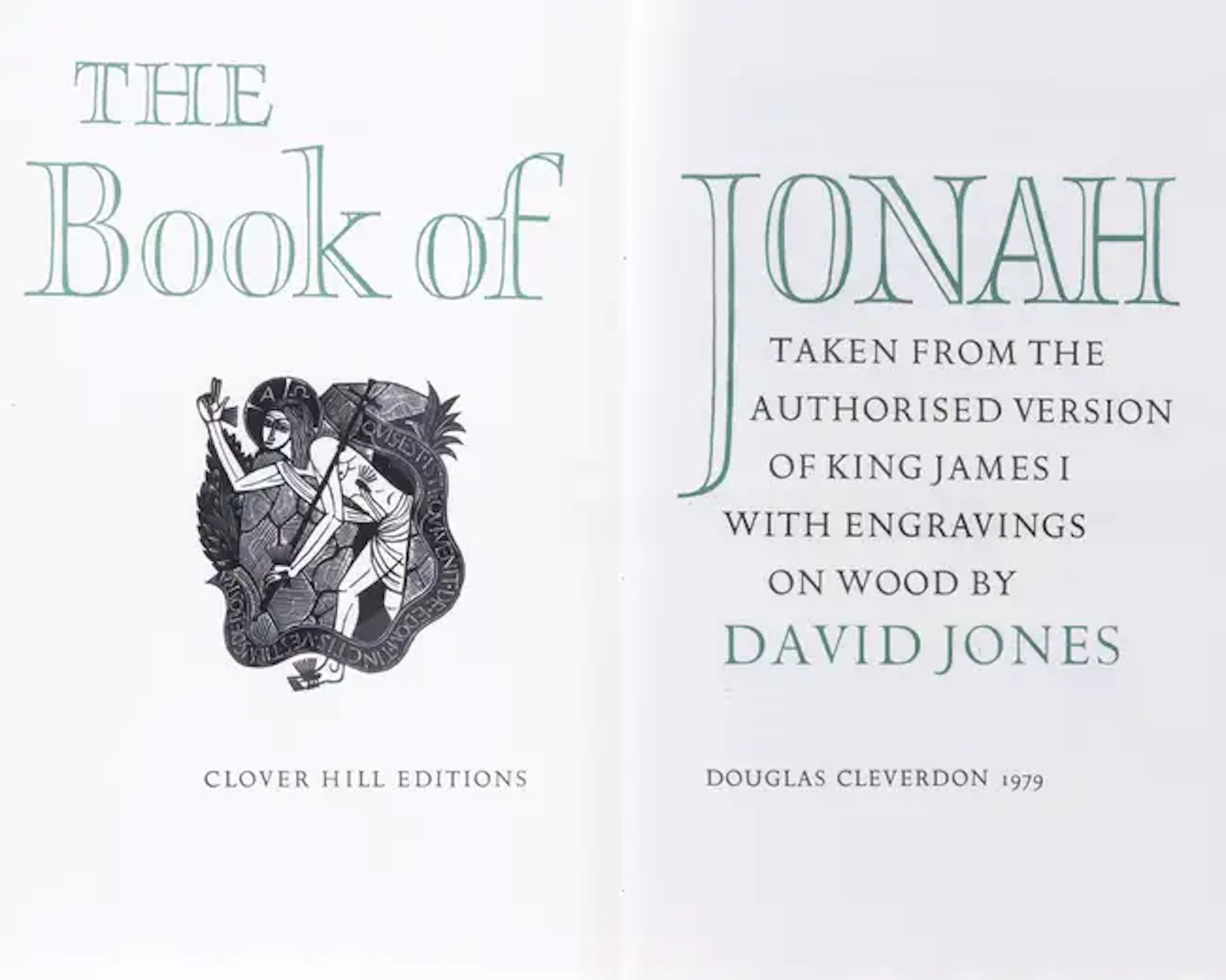 Rampant Lions Press.- Jones (David, illustrator.) The Book of Jonah: