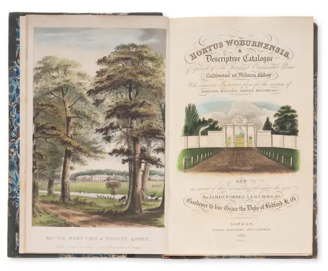 Botany.- Forbes (James) Hortus Woburnensis: A Descriptive Catalogue...