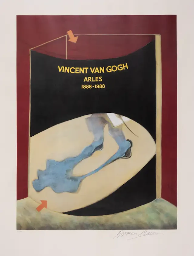 Francis Bacon (1909-1992) Hommage à Vincent Van Gogh (Sabatier 36)