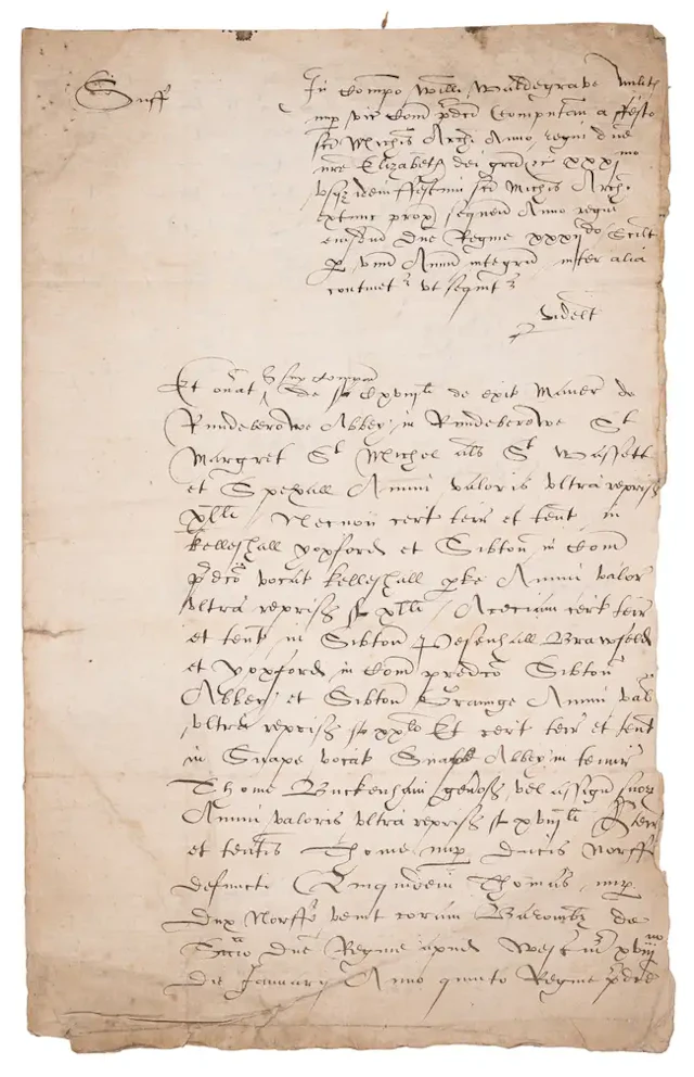 Suffolk.- Waldegrave (Sir William) [Account of the landholdings of