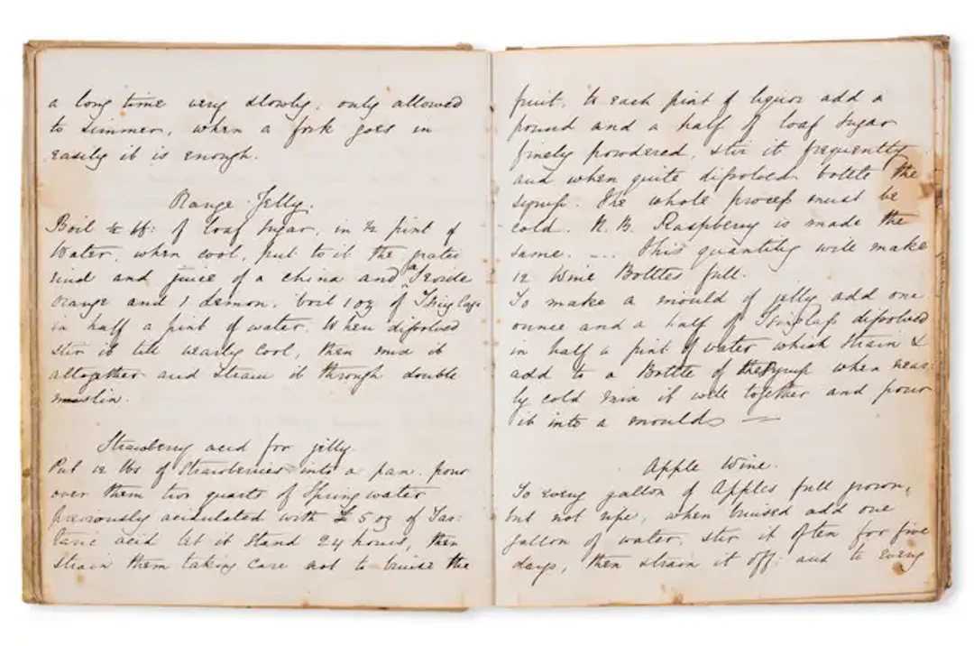 Cookery.- Hearn (Harriet) [Collection of recipes with a majority of