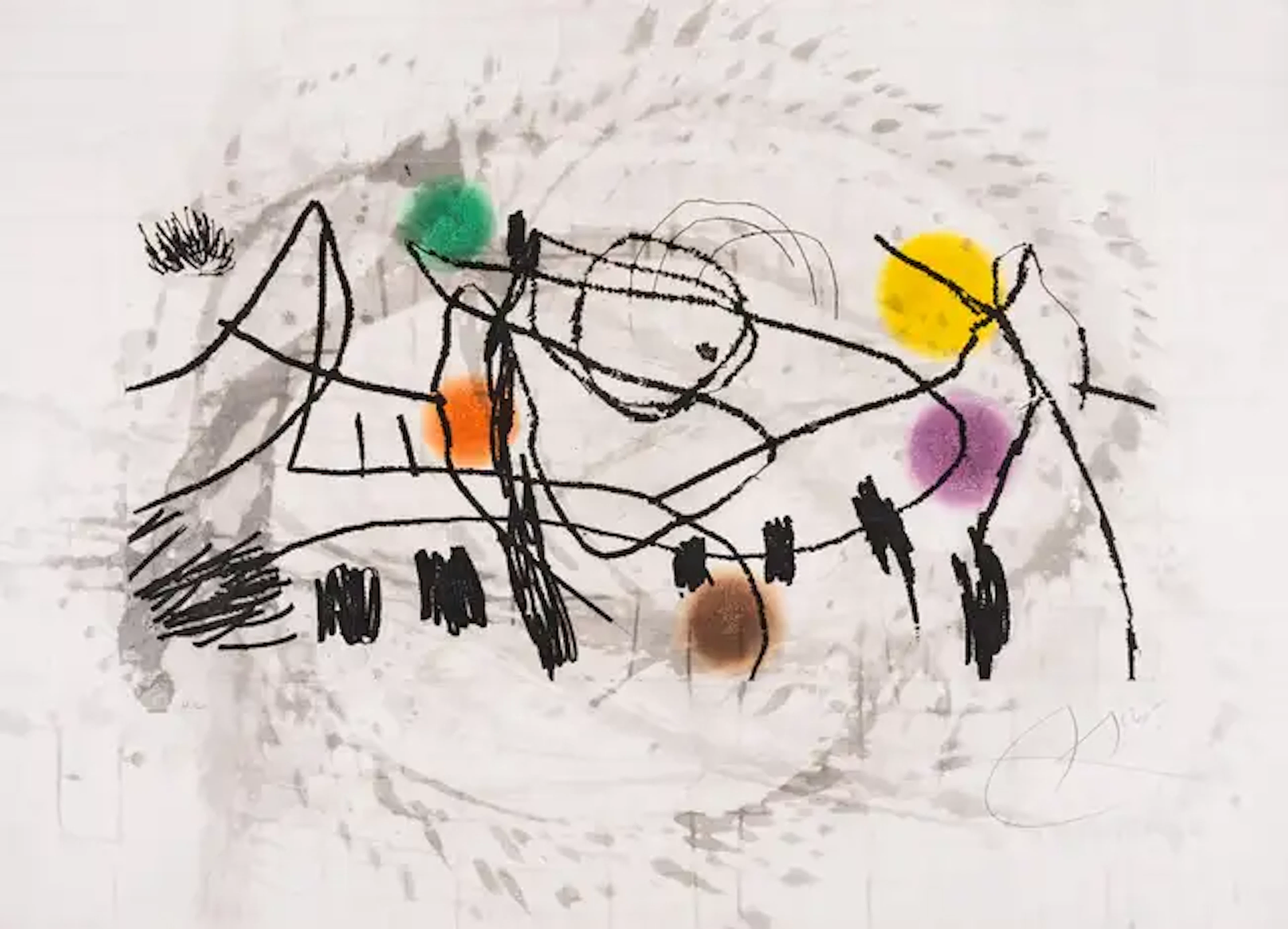 Joan Miró (1883-1983) Untitled from Gravures Pour Une Exposition (Dupin 607)