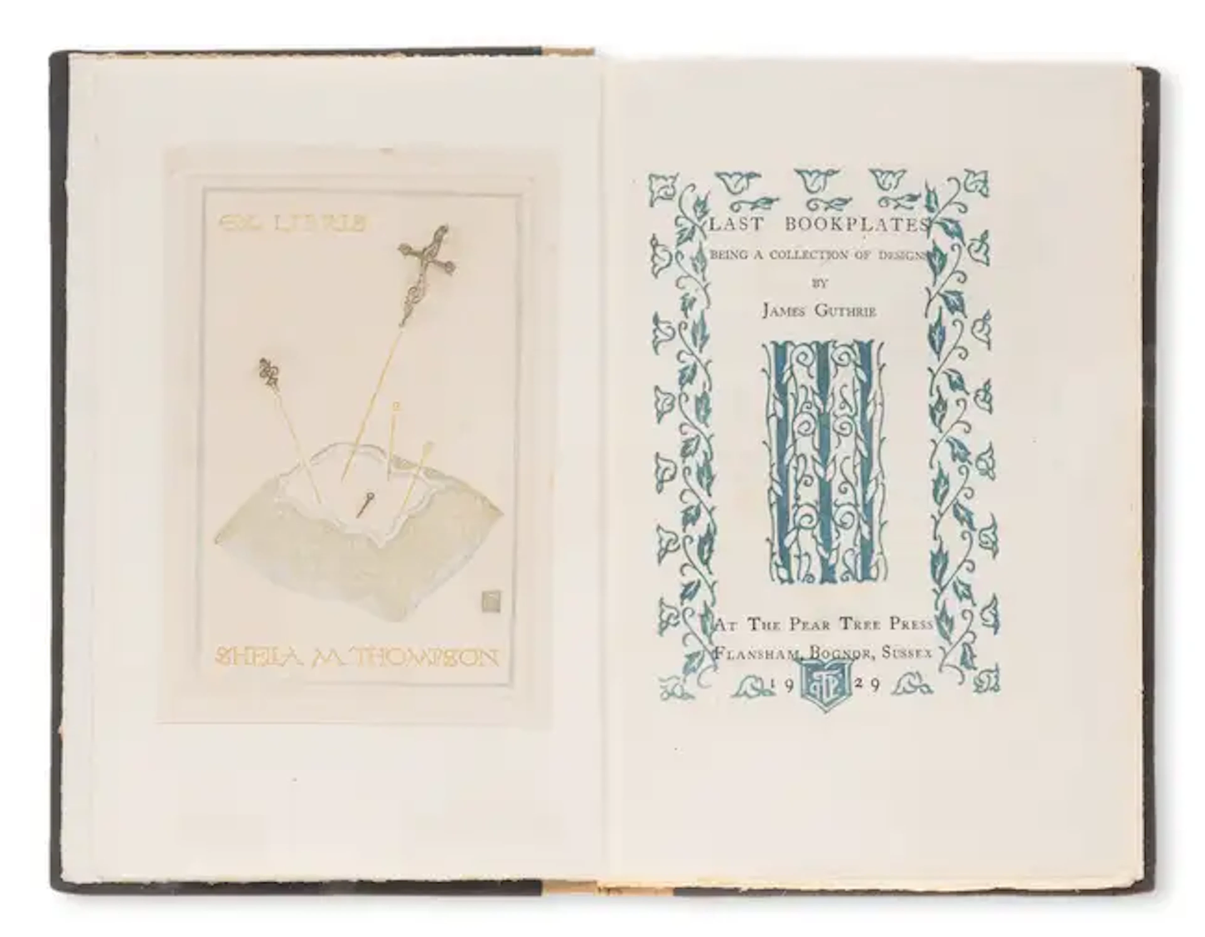Pear Tree Press.- Guthrie (James) Last Bookplates, one of 90 copies
