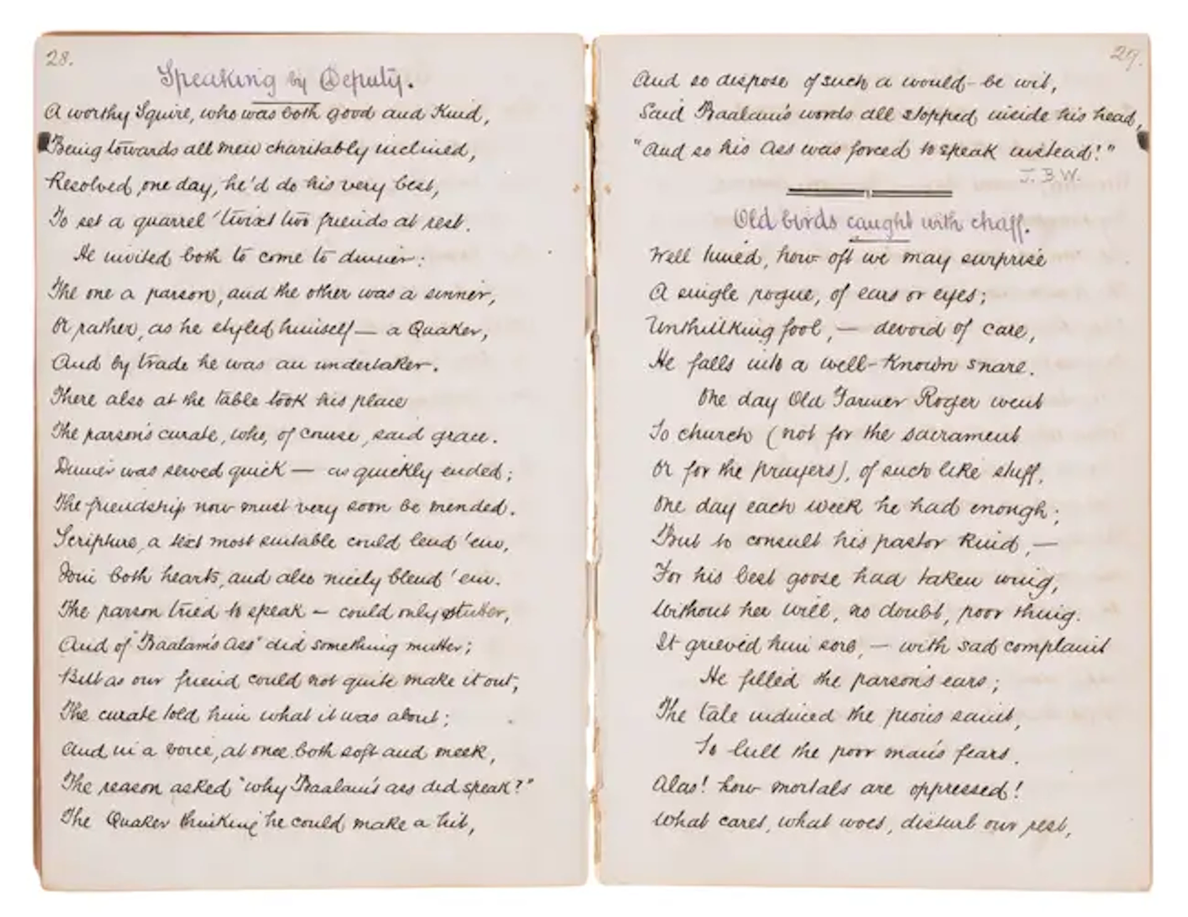 Ireland.- Birch (F., of Leinster) Miscellaneous Scraps, manuscript