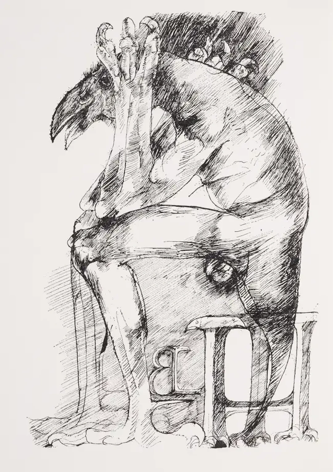 Hughes (Ted) Crow: from the Life and Songs of the Crow, one of 400