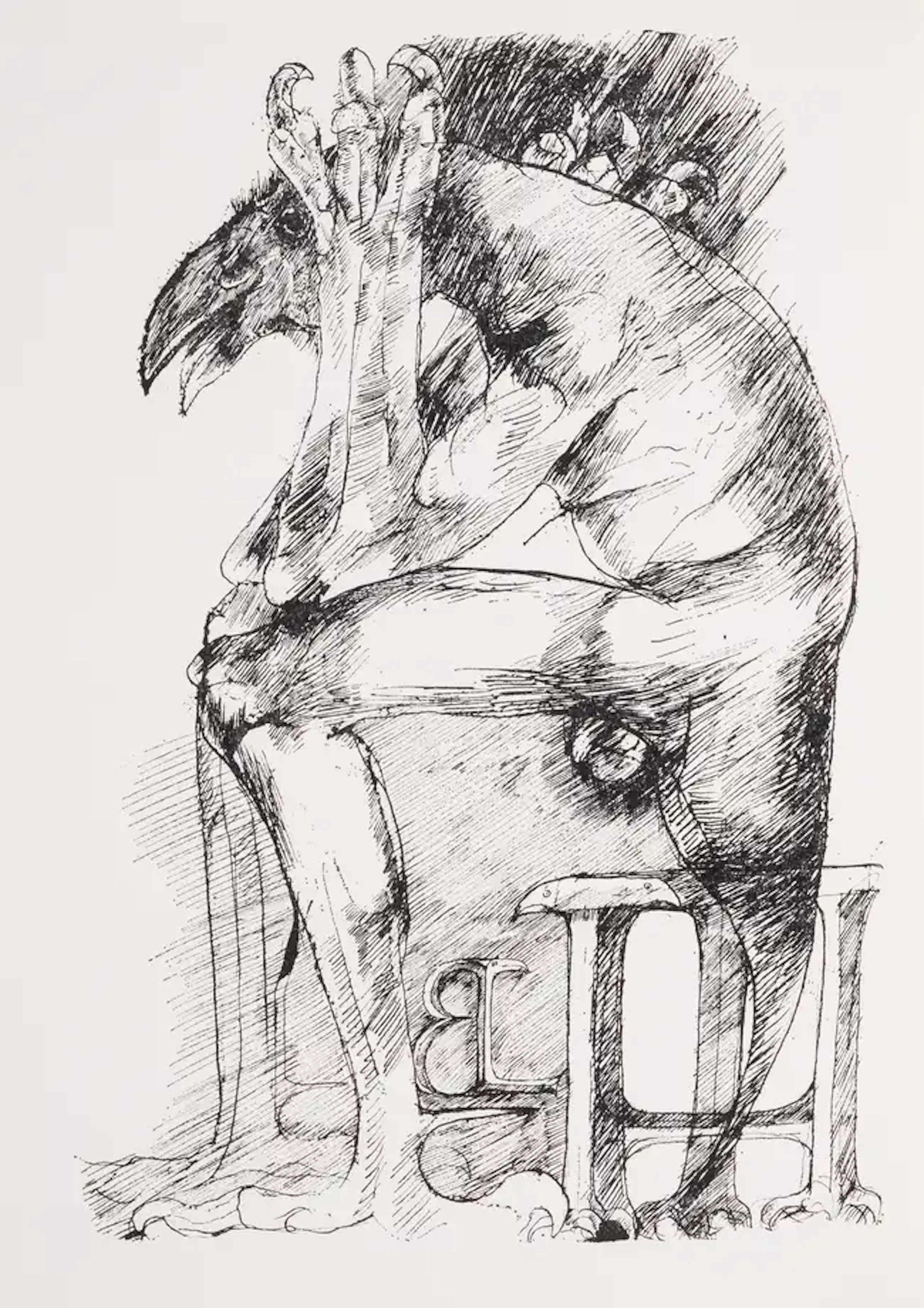 Hughes (Ted) Crow: from the Life and Songs of the Crow, one of 400