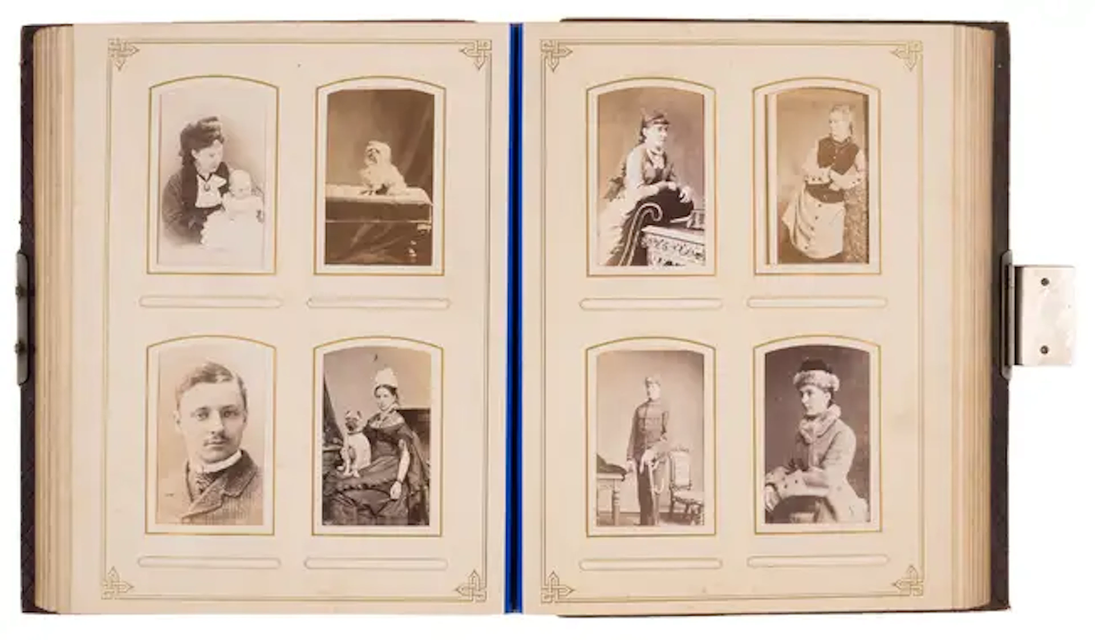 [Victorian photograph albums of c.200 photographs], 3 albums, mostly