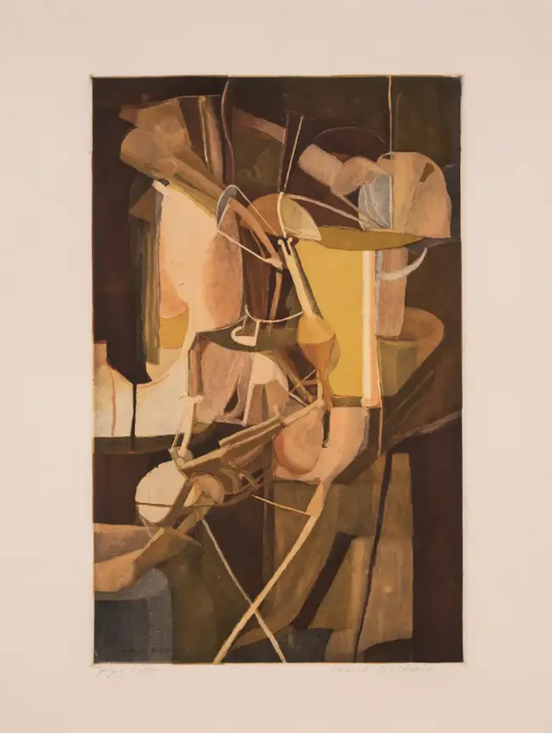 Marcel Duchamp (1887-1968) after. Jacques Villon La Mariée (Ginestet