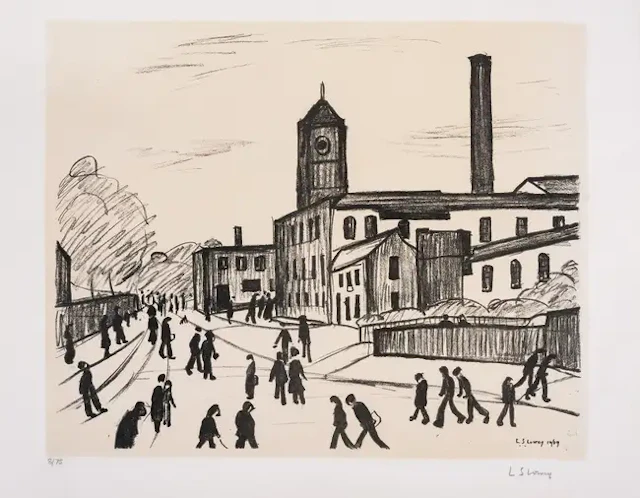 Laurence Stephen Lowry (1887-1976) A Northern Town