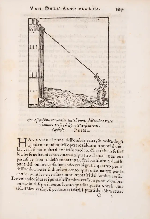 Astronomy, scientific instruments.- Danti (Egnazio) Primo volume dell'uso
