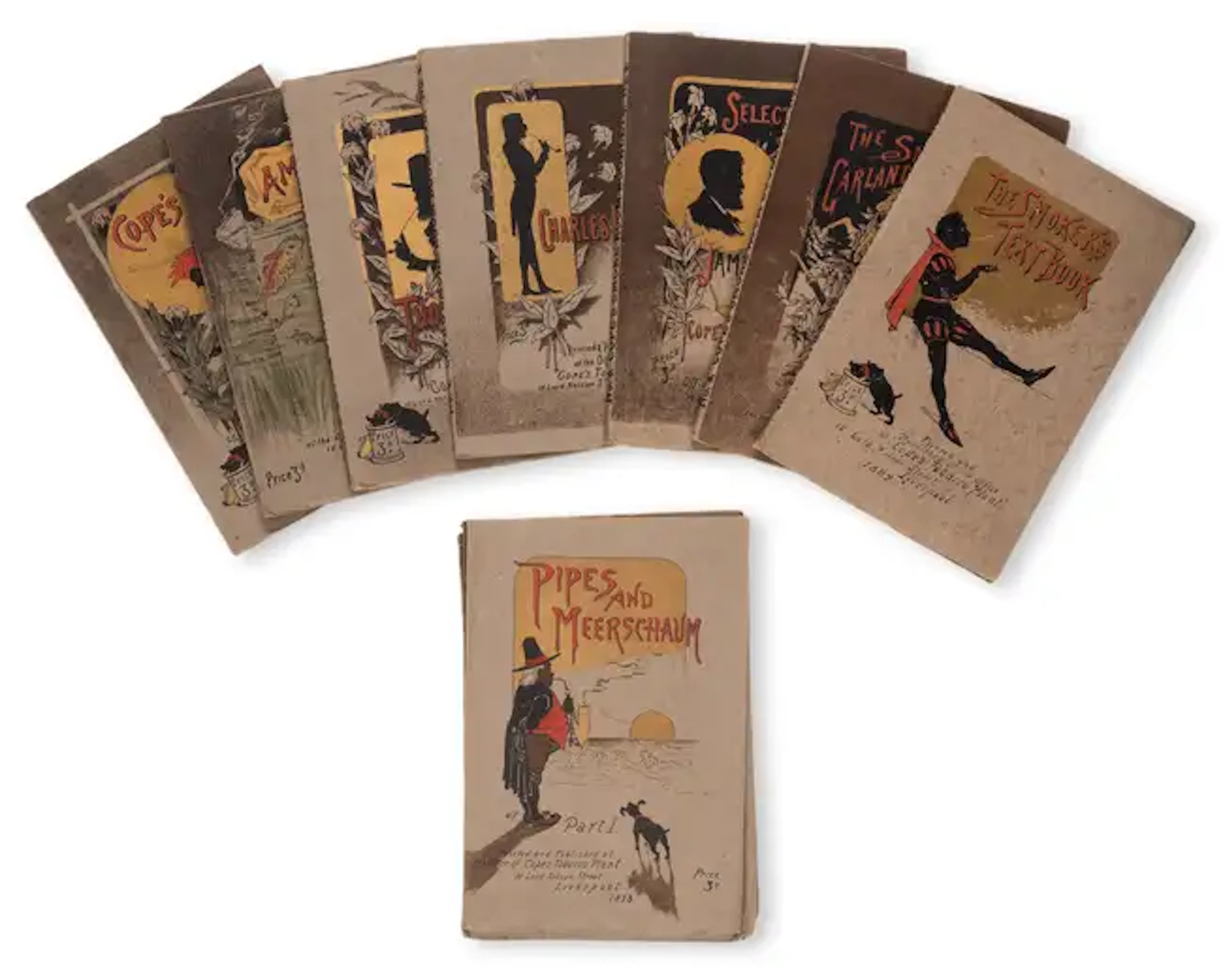 Tobacciana.- Cope (Thomas) Copes' Smoke Room Booklets, 14 vol., Liverpool