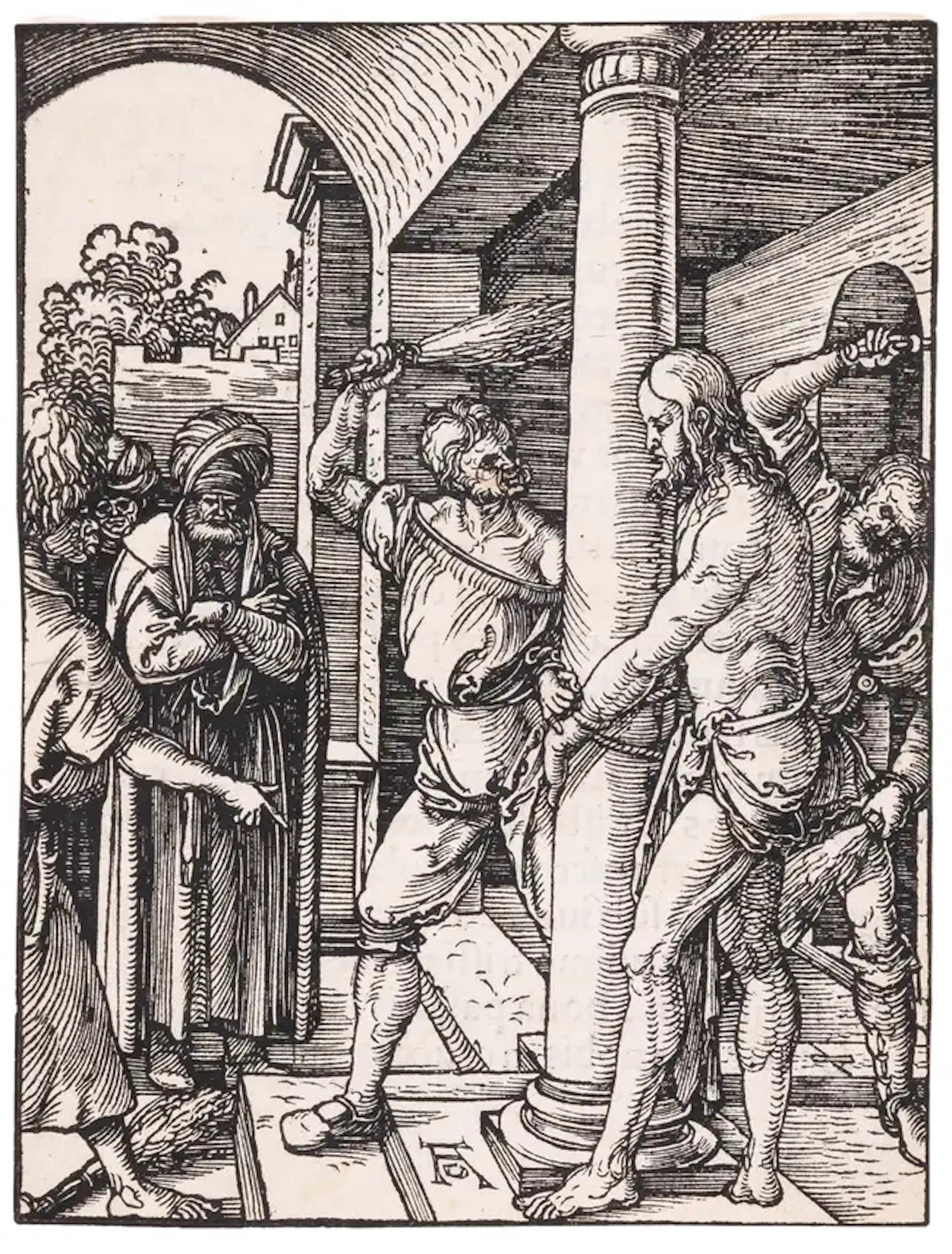Albrecht Dürer (1471-1528) The Flagellation, from "The Small Passion"