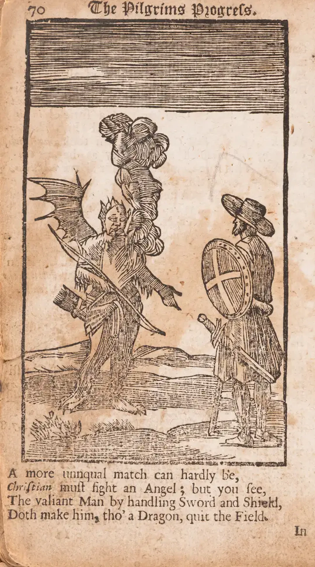 Bunyan (John) The Pilgrim's Progress, full-page woodcut illustrations
