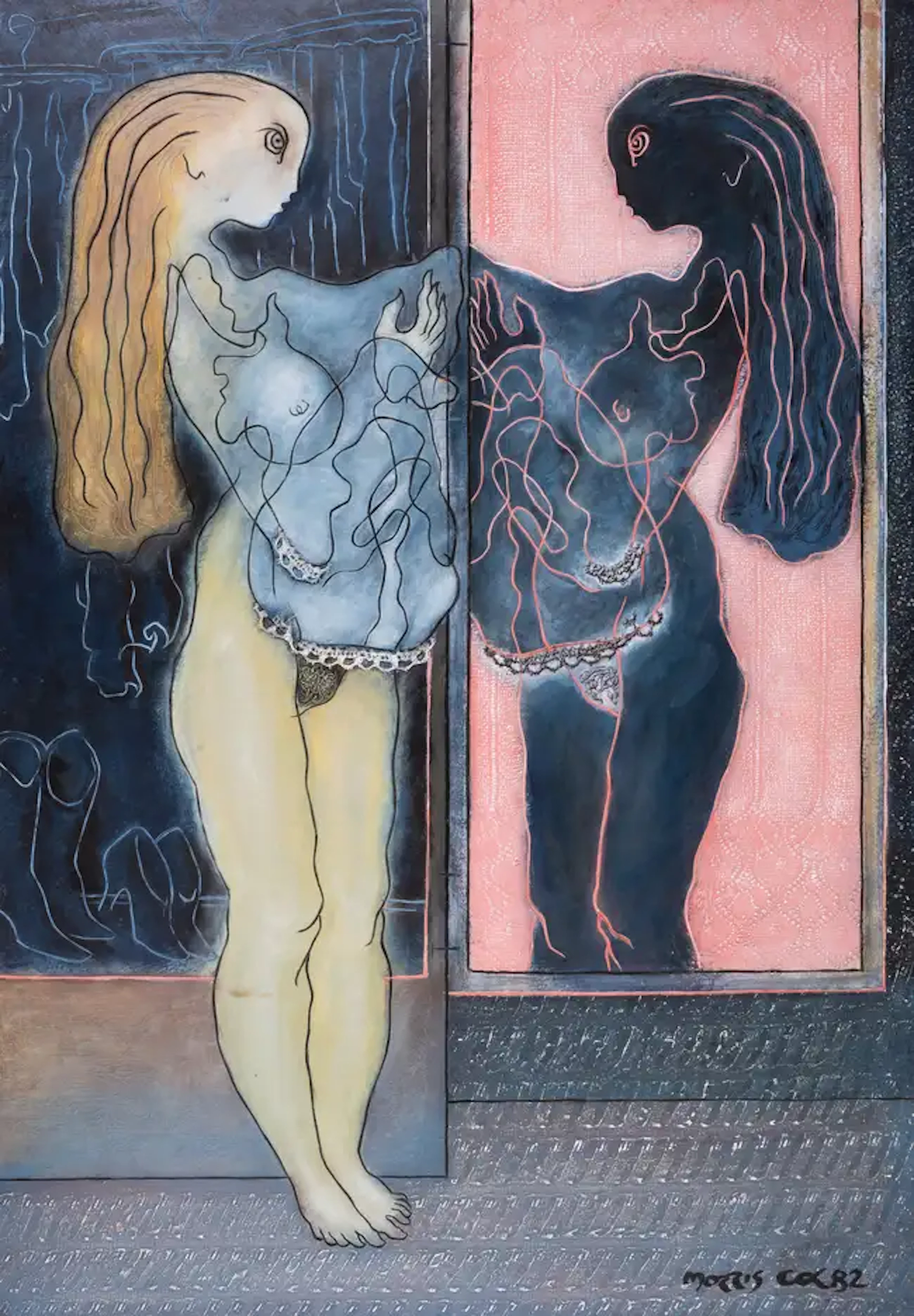 Gogmagog Press.- Cox (Morris) Three paintings: The Wardrobe Mirror;