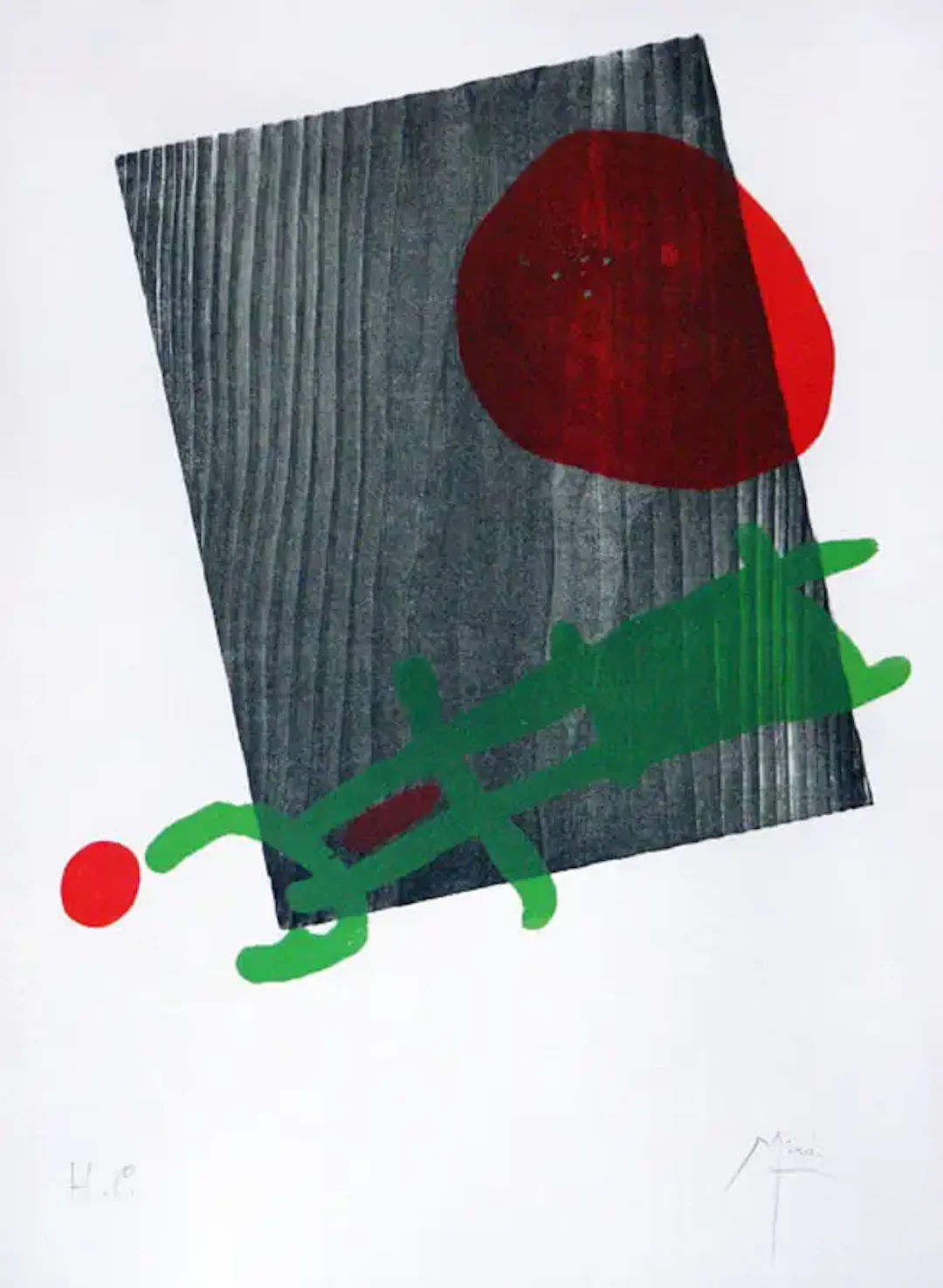 Joan Miró (1893-1983) Á Toute Épreuve (Dupin 235; Cramer 49)