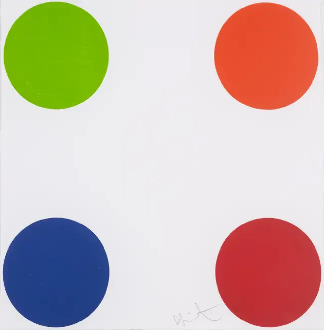 Damien Hirst (b.1965) Jojoba Bean Oil, from 40 Woodcut Spots